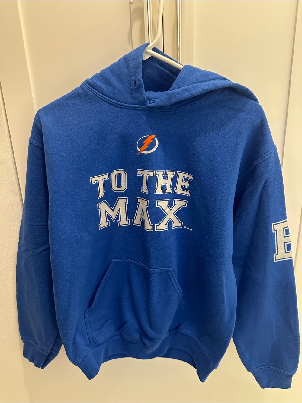 Gildan Royal Blue Hoodie "To The Max" Graphic Sweatshirt